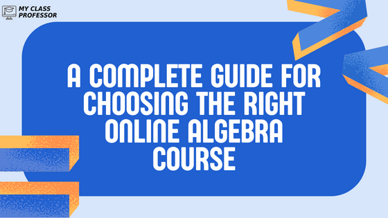 online algebra course